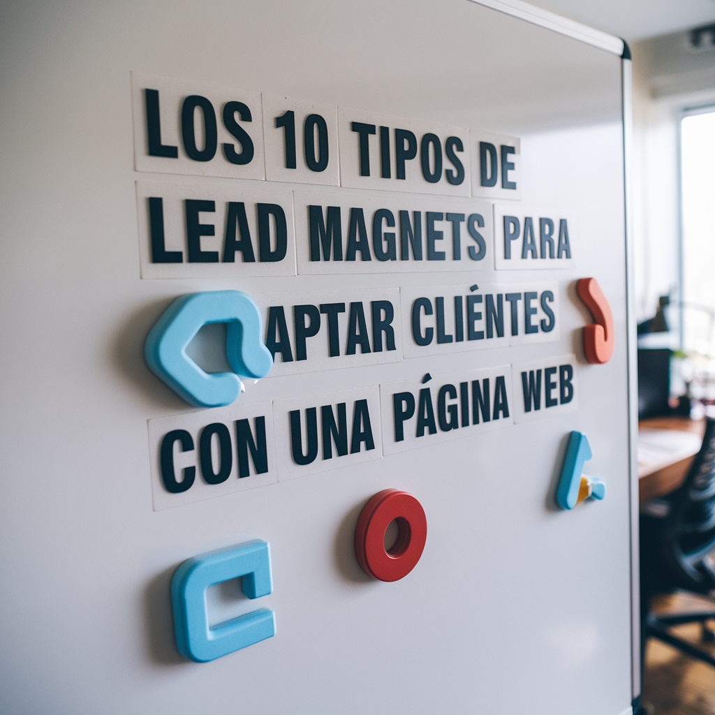 Los 10 tipos de Lead Magnets para captar clientes con una página web
